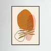 Abstract Botanical Boho Leaves 27 by Dina Dankers