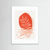 Abstract Botanical Boho Leaves 63 by Dina Dankers