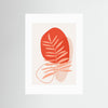 Abstract Botanical Boho Leaves 63 by Dina Dankers